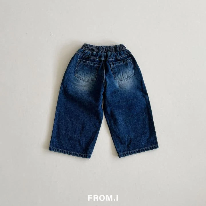 From I - Korean Children Fashion - #childofig - String Denim Pants - 4