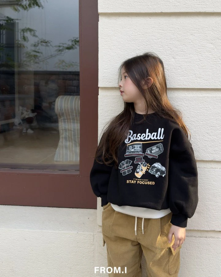 From I - Korean Children Fashion - #childofig - Baseball Sweatshirt - 11