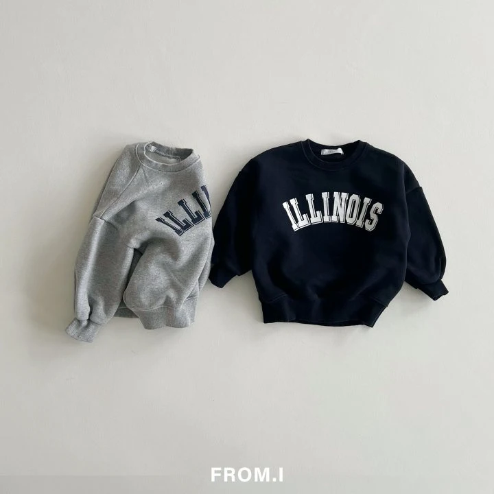 From I - Korean Children Fashion - #discoveringself - Illinois Sweatshirts - 8