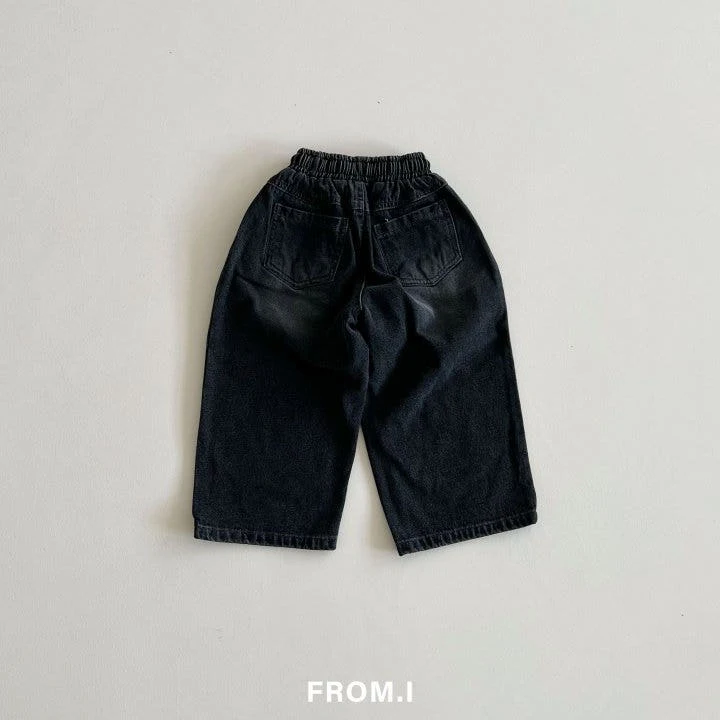 From I - Korean Children Fashion - #discoveringself - String Denim Pants - 7