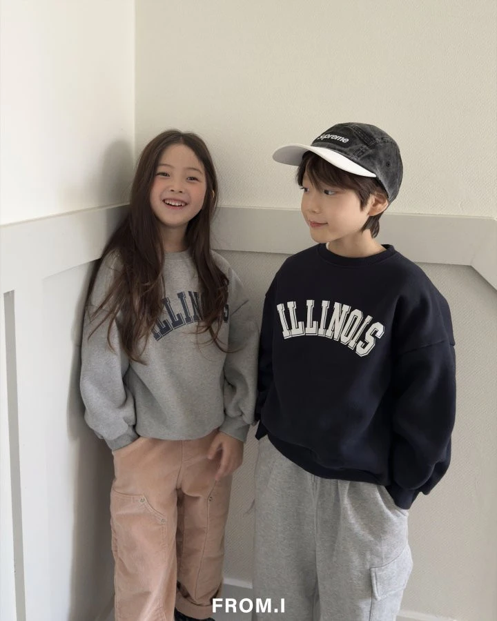 From I - Korean Children Fashion - #fashionkids - Illinois Sweatshirts - 9