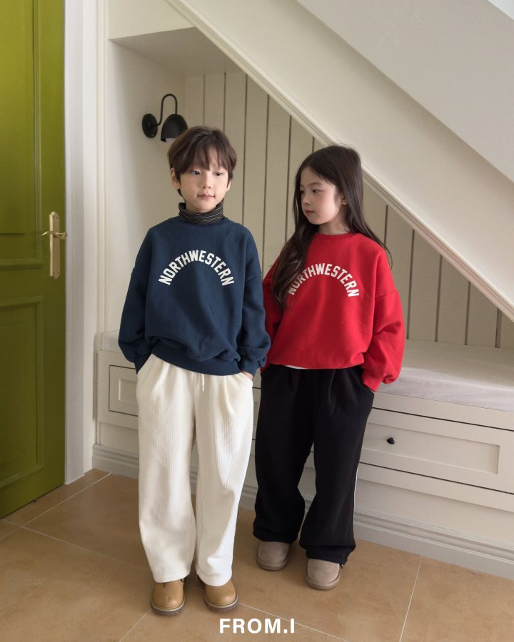 From I - Korean Children Fashion - #fashionkids - Northwestern Sweatshirts - 10