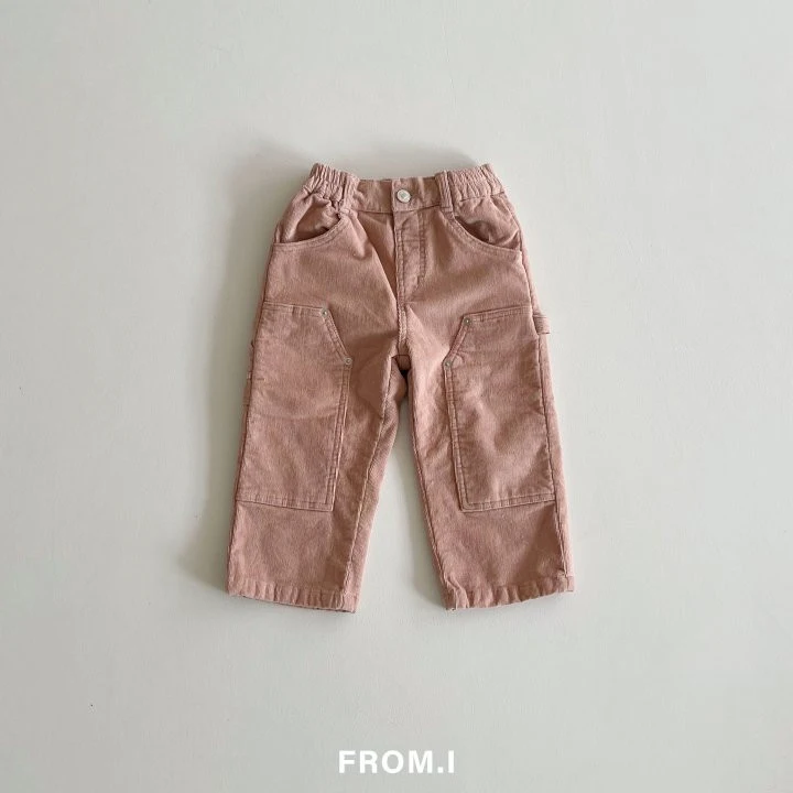 From I - Korean Children Fashion - #fashionkids - Double Knee Corduroy Pants - 2