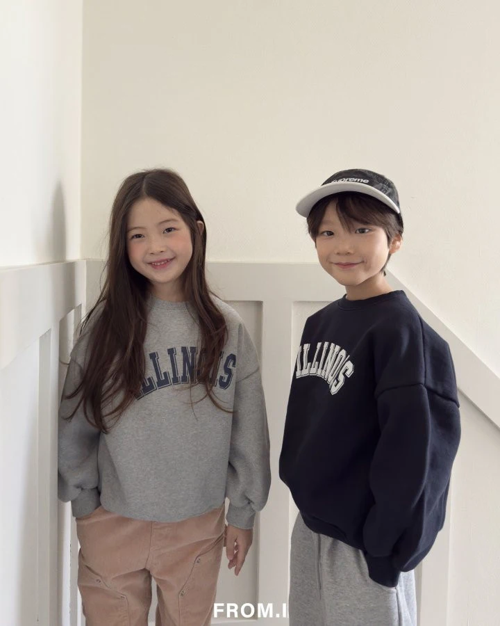 From I - Korean Children Fashion - #kidsstore - Illinois Sweatshirts - 11