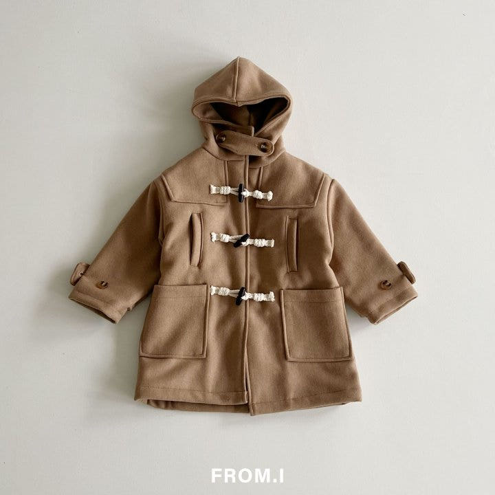 From I - Korean Children Fashion - #kidzfashiontrend - Hooded Duffel Coat - 6