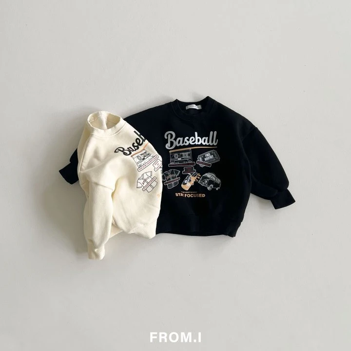 From I - Korean Children Fashion - #kidzfashiontrend - Baseball Sweatshirt - 2