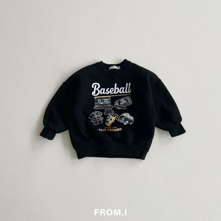 From I - Korean Children Fashion - #Kfashion4kids - Baseball Sweatshirt - 4