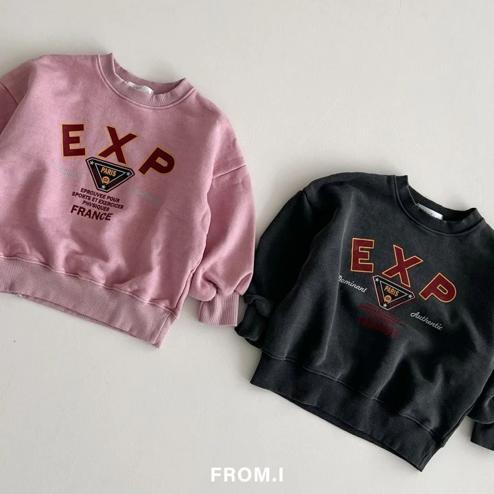 From I - Korean Children Fashion - #magicofchildhood - EXP Sweatshirts - 2