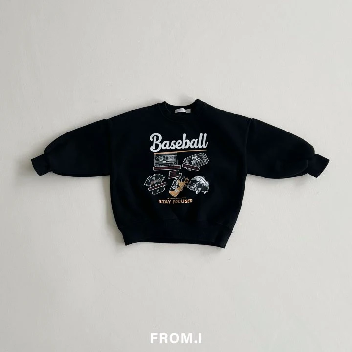 From I - Korean Children Fashion - #magicofchildhood - Baseball Sweatshirt - 5