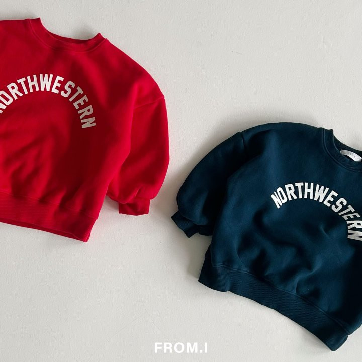 From I - Korean Children Fashion - #minifashionista - Northwestern Sweatshirts