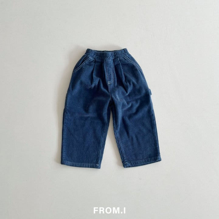 From I - Korean Children Fashion - #prettylittlegirls - Carpenter Corduroy Pants - 4