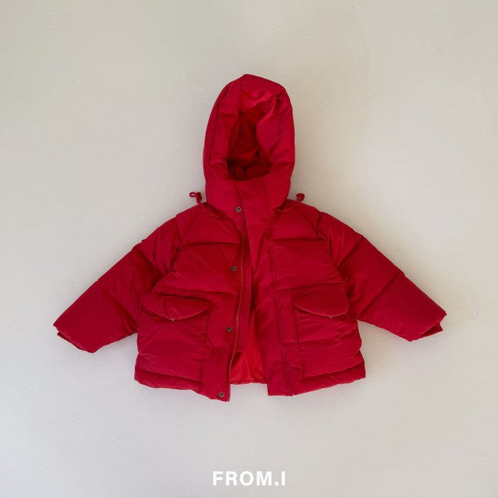 From I - Korean Children Fashion - #todddlerfashion - Winter Hoodie Volume Padding - 7