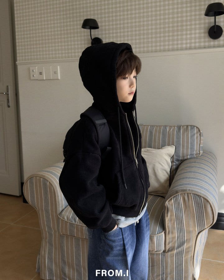 From I - Korean Children Fashion - #toddlerclothing - Fleece Hooded Zip-up Jacket - 11