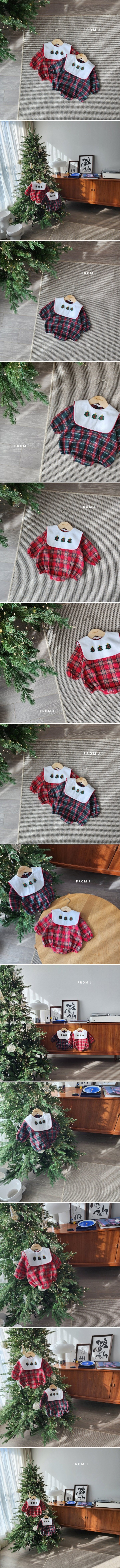 From J - Korean Baby Fashion - #babyoutfit - Check Christmas Suit