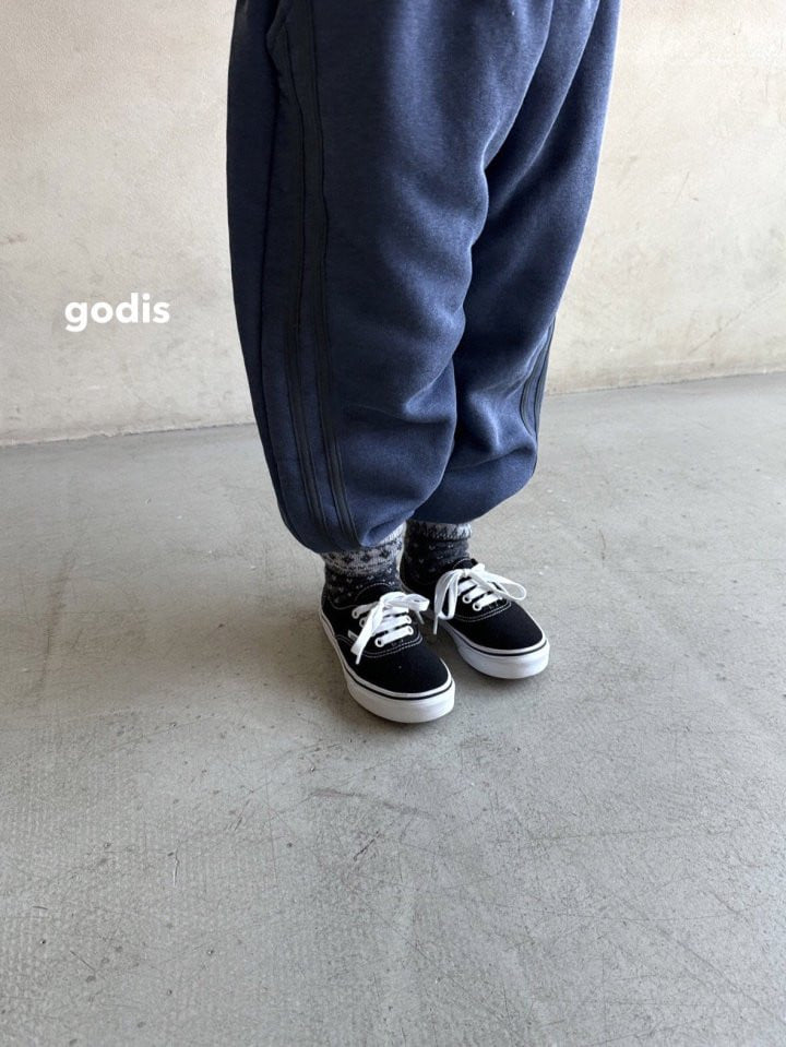 Godis - Korean Children Fashion - #childofig - Fleece Two Line Pants - 10