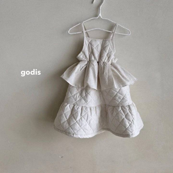 Godis - Korean Children Fashion - #childofig - Quilted One-piece