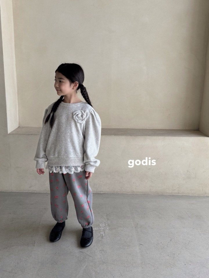 Godis - Korean Children Fashion - #fashionkids - Fleece Pattern Pants - 9