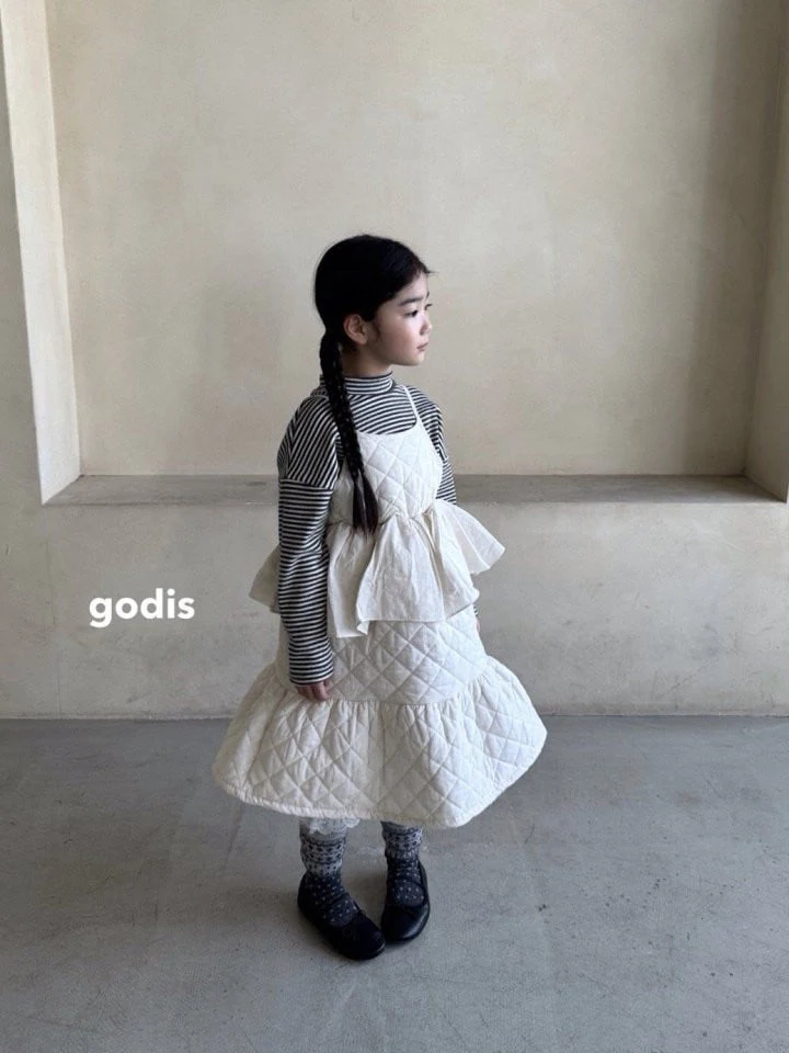 Godis - Korean Children Fashion - #fashionkids - Stripe Mockneck Tee - 6