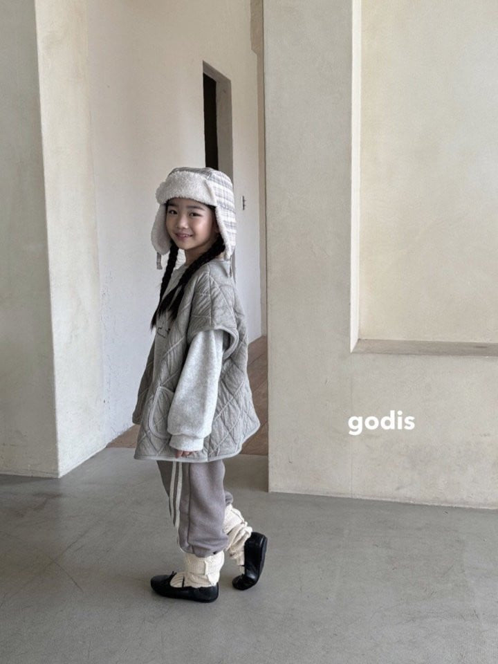 Godis - Korean Children Fashion - #littlefashionista - Fleece Two Line Pants - 6