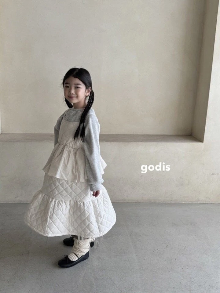 Godis - Korean Children Fashion - #littlefashionista - Quilted One-piece - 10