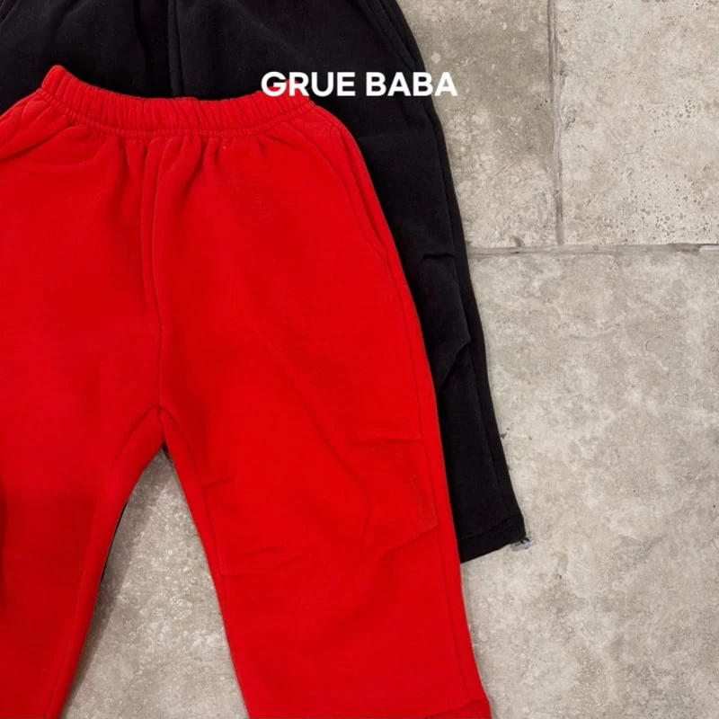 Grue Baba - Korean Children Fashion - #childofig - Black Red Pants - 5