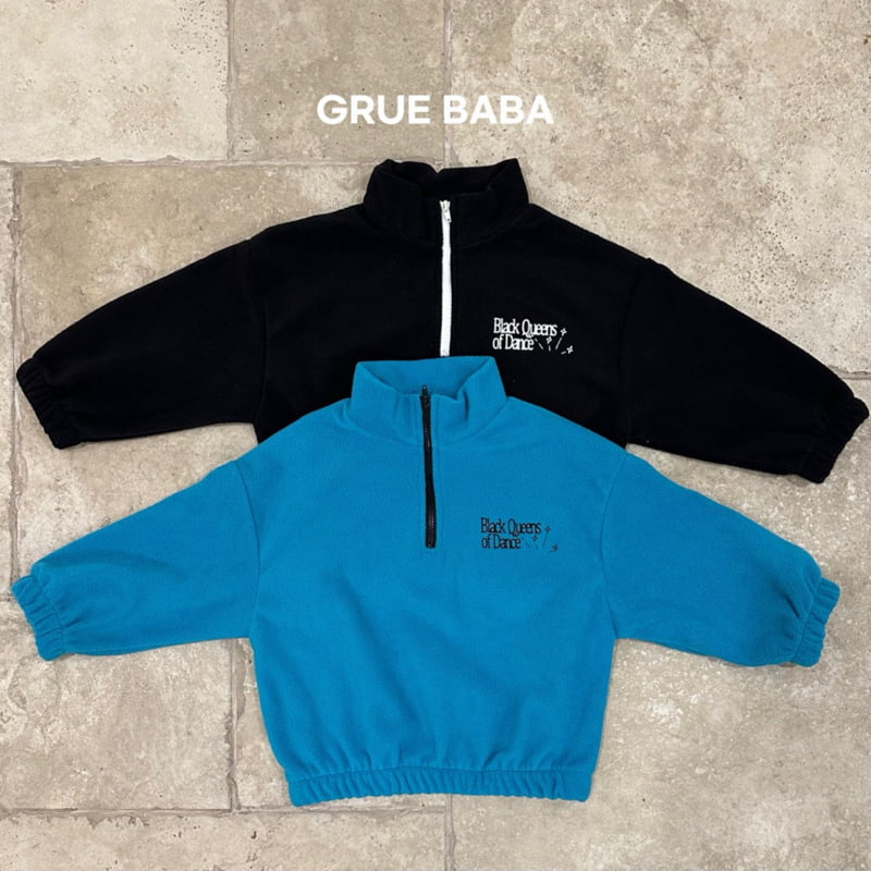 Grue Baba - Korean Children Fashion - #designkidswear - Queens Half Zip-up