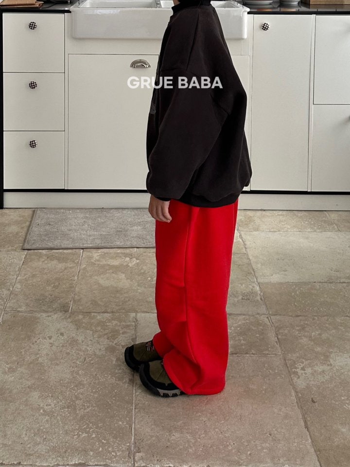 Grue Baba - Korean Children Fashion - #discoveringself - Black Red Pants - 2