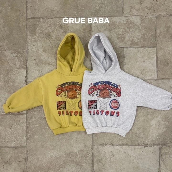 Grue Baba - Korean Children Fashion - #discoveringself - Champion Hood Top - 10