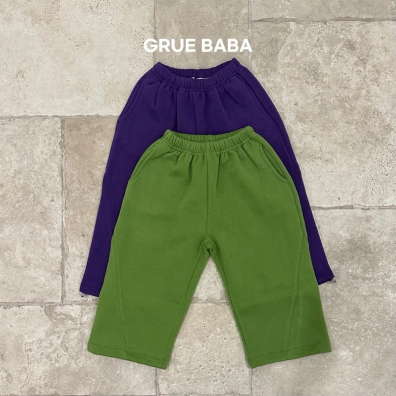 Grue Baba - Korean Children Fashion - #kidsshorts - Olive Pants