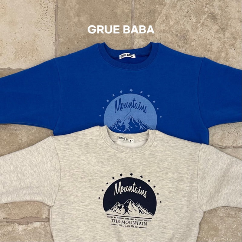 Grue Baba - Korean Children Fashion - #kidsstore - Mountain Sweatshirt - 2