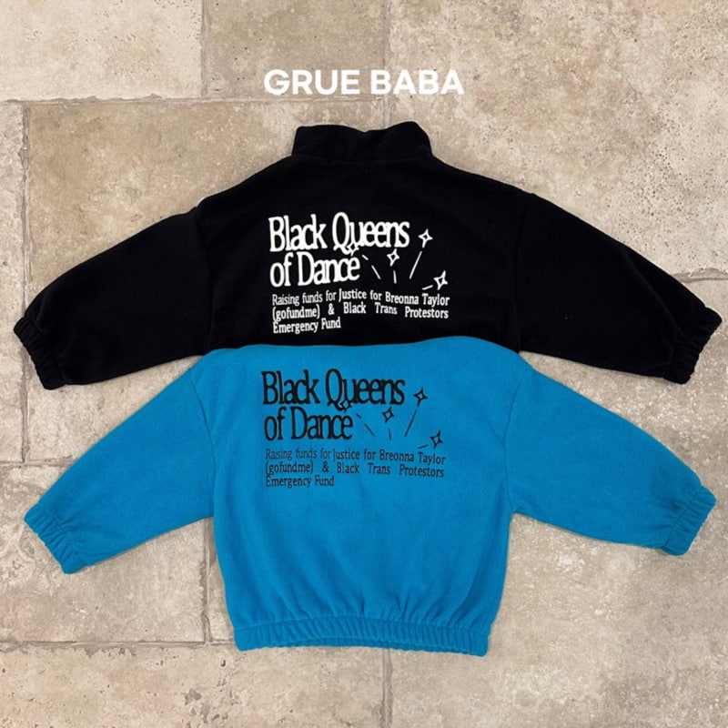 Grue Baba - Korean Children Fashion - #magicofchildhood - Quiz Half Zip-up - 2