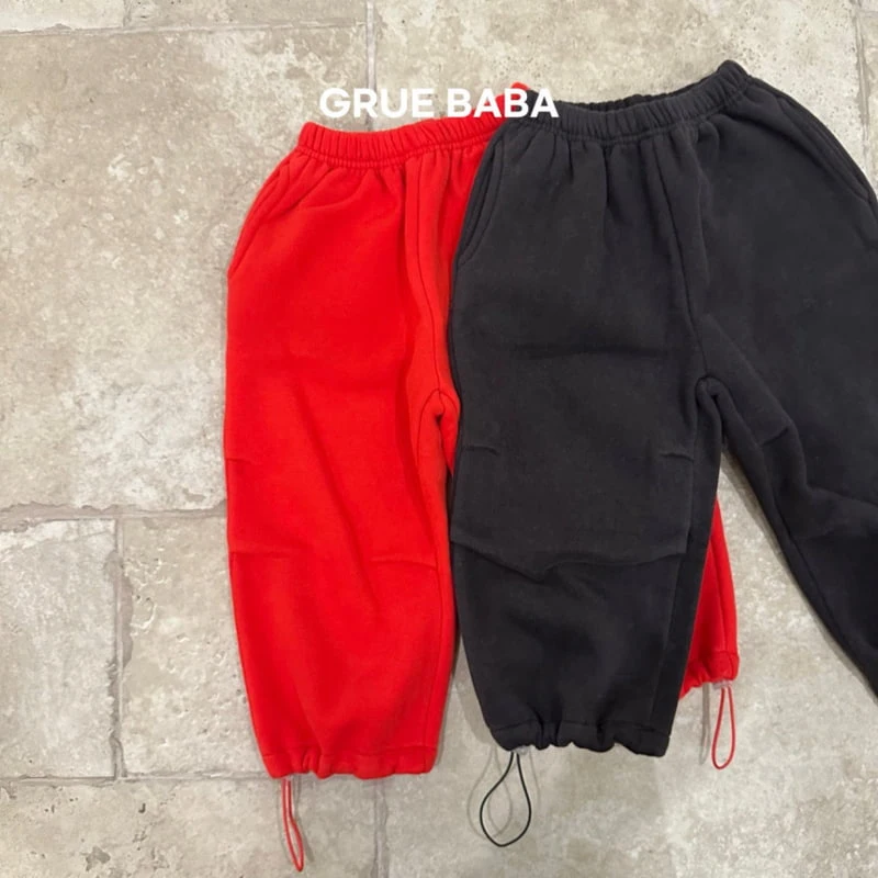 Grue Baba - Korean Children Fashion - #magicofchildhood - Black Red Pants - 2