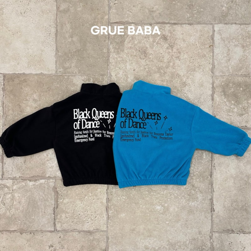 Grue Baba - Korean Children Fashion - #minifashionista - Quiz Half Zip-up - 3