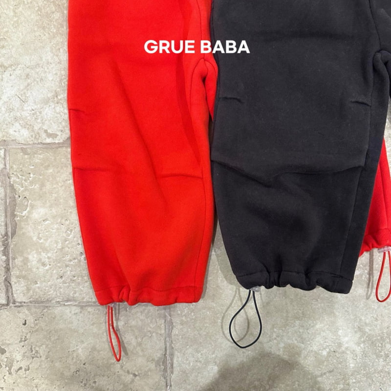 Grue Baba - Korean Children Fashion - #minifashionista - Black Red Pants - 3