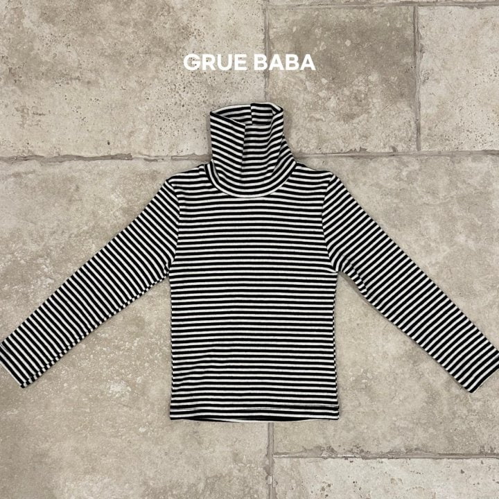 Grue Baba - Korean Children Fashion - #minifashionista - Baba Turtleneck Tee