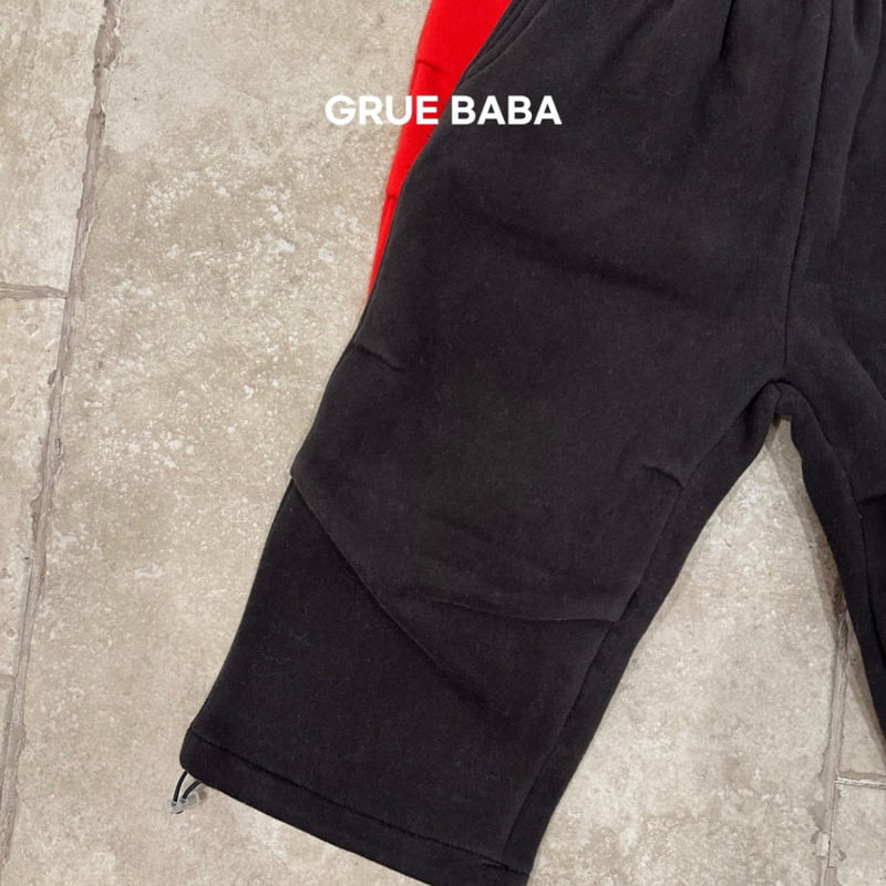 Grue Baba - Korean Children Fashion - #minifashionista - Black Red Pants - 4