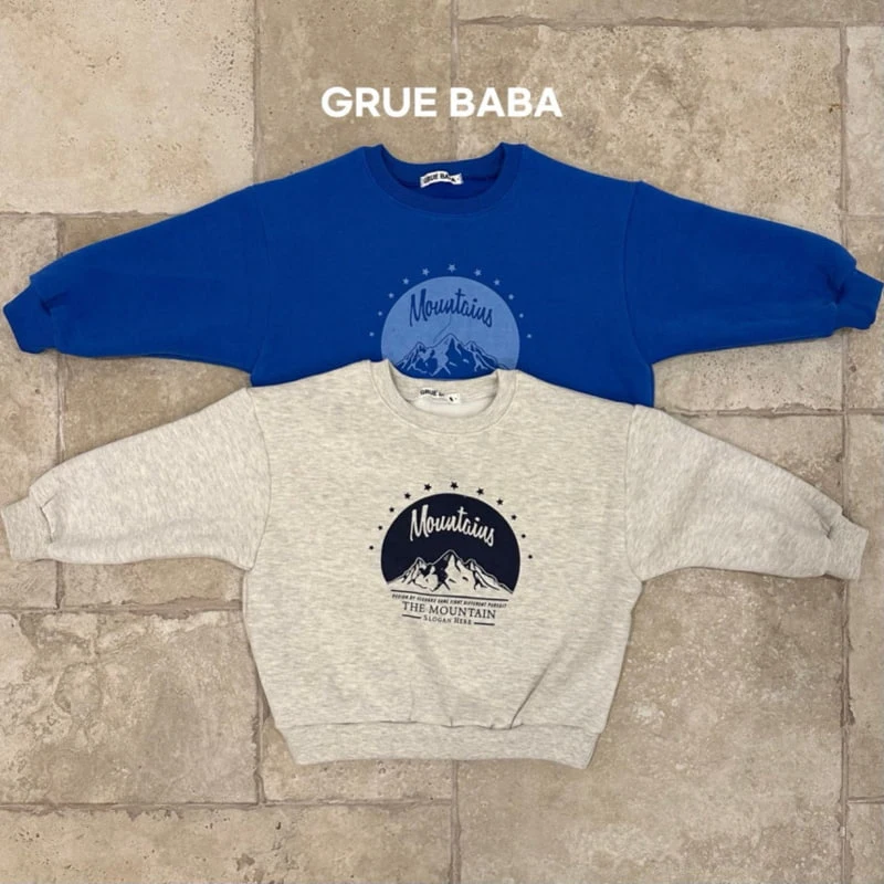 Grue Baba - Korean Children Fashion - #prettylittlegirls - Mountain Sweatshirt