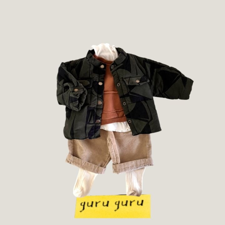 Guru Guru - Korean Baby Fashion - #babyboutiqueclothing - Brushed Straight Pants - 7