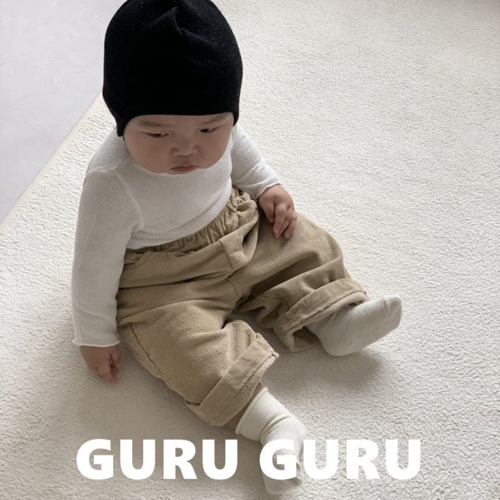 Guru Guru - Korean Baby Fashion - #babylifestyle - Brushed Straight Pants - 12