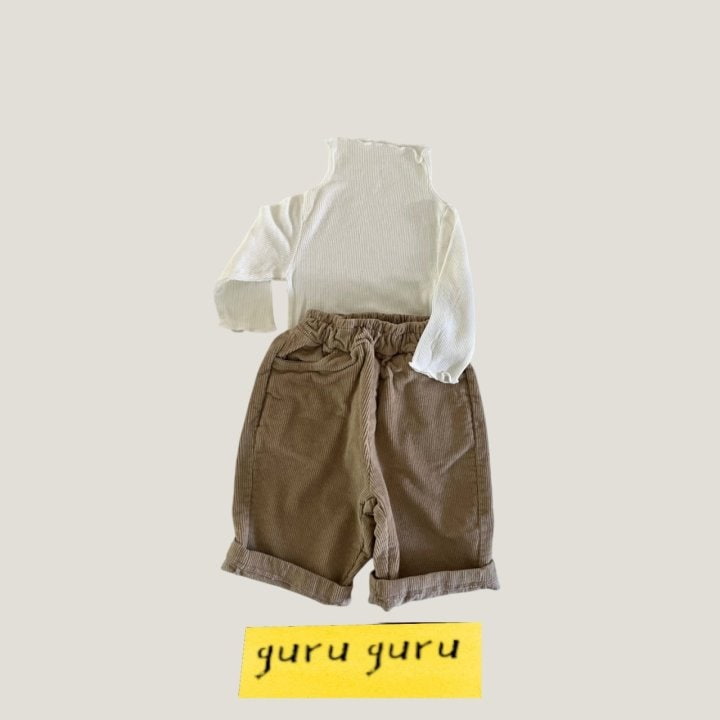 Guru Guru - Korean Baby Fashion - #babyoutfit - Inner Turtleneck Tee - 6