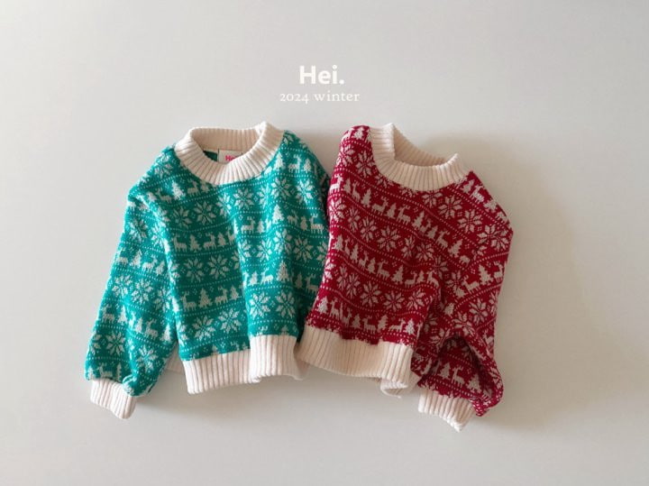 Hei - Korean Baby Fashion - #babylifestyle - Christmas Knit