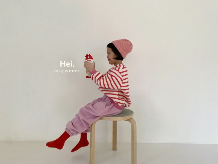 Hei - Korean Baby Fashion - #babyoninstagram - Stripe Sweatshirts