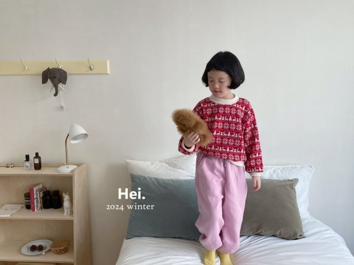 Hei - Korean Baby Fashion - #babyoutfit - Christmas Knit - 5