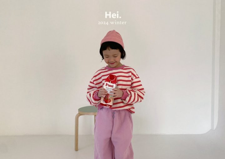 Hei - Korean Baby Fashion - #babyoutfit - Stripe Sweatshirts - 4