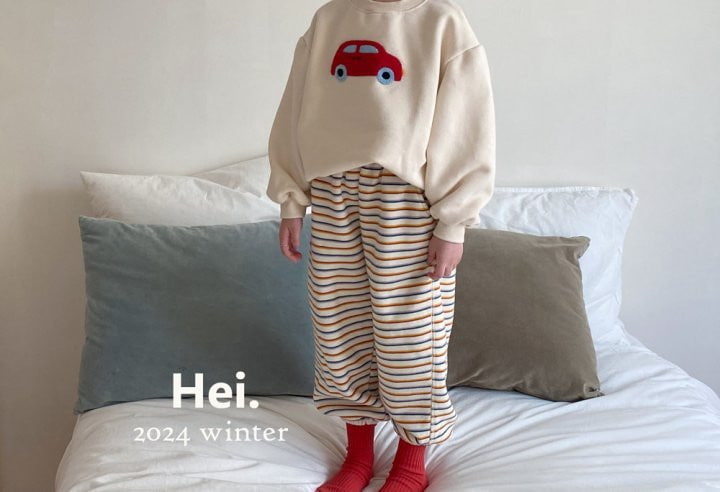 Hei - Korean Baby Fashion - #smilingbaby - Stripe Pants - 3