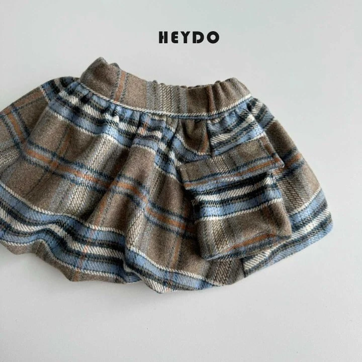 Heydo - Korean Children Fashion - #Kfashion4kids - Wool Balloon Cargo Skirt - 2