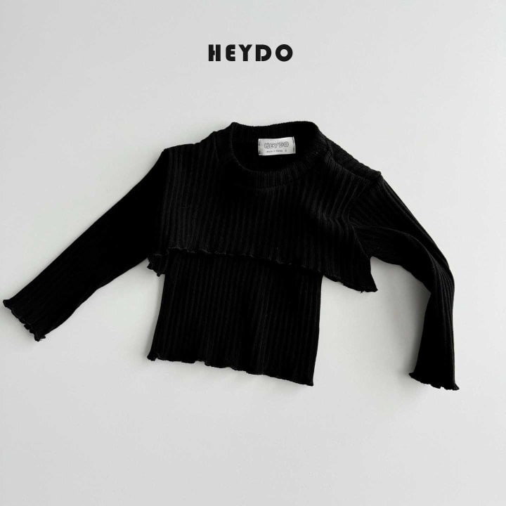 Heydo - Korean Children Fashion - #Kfashion4kids - Ribbed Double Tee - 7