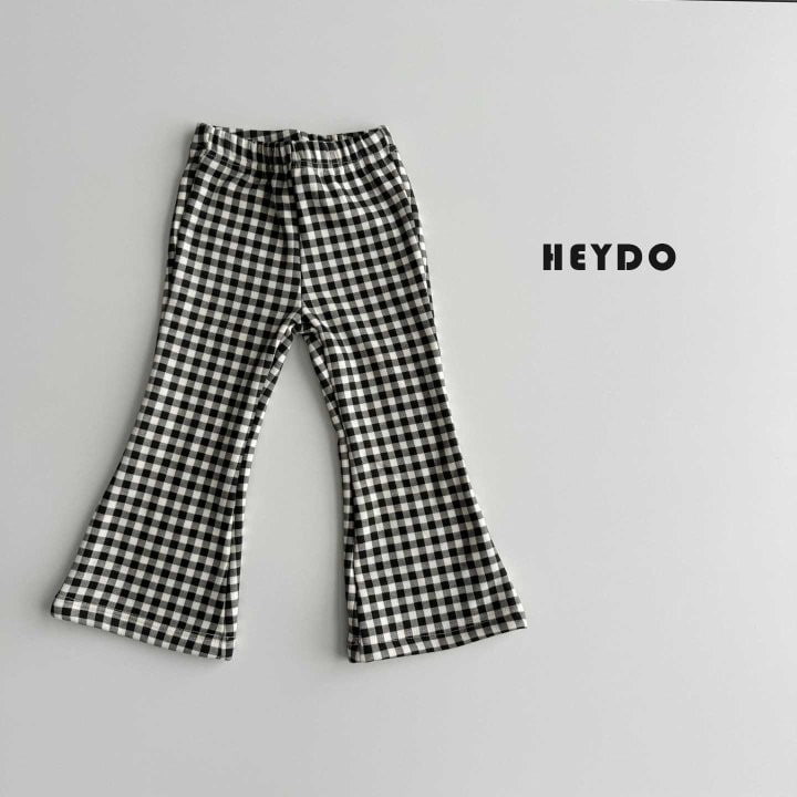 Heydo - Korean Children Fashion - #Kfashion4kids - Check Bootcut Pants - 5