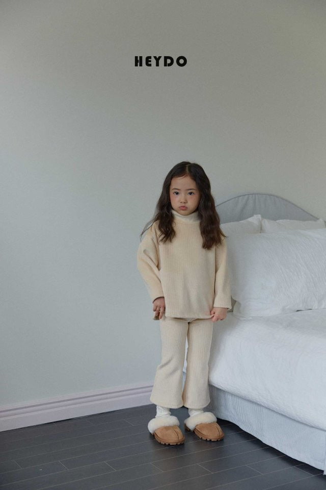 Heydo - Korean Children Fashion - #childofig - Soft Mink Ribbed Set - 10