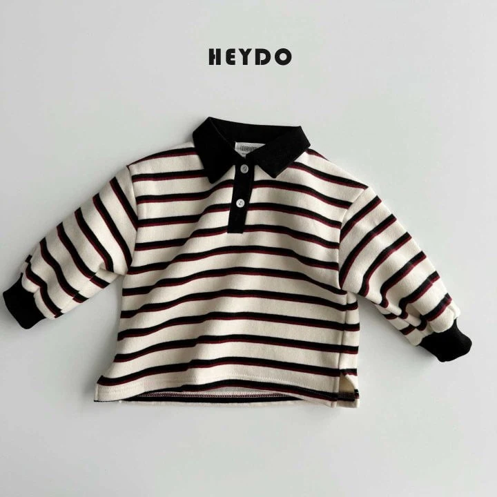 Heydo - Korean Children Fashion - #childrensboutique - Multi Collar Tee - 7